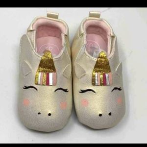 Ro+Me by Robeez Baby Girls' Size 6-12  Months Unicorn Crib Shoes
